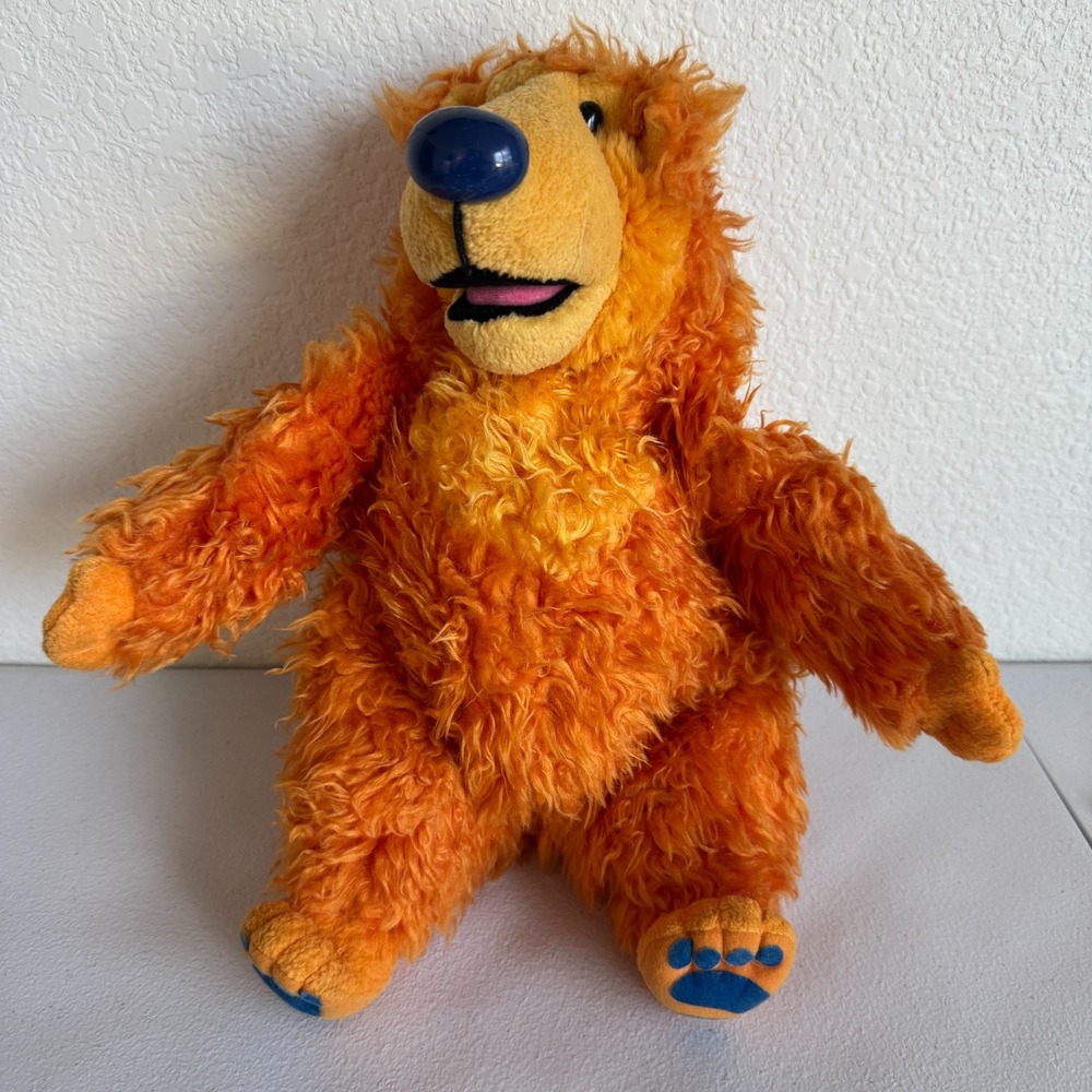 1998 Mattel Bear in the Big Blue House 15" Plush Jim Henson Vintage Rare